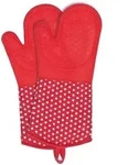 WENKO Topfhandschuhe Silikon Rot