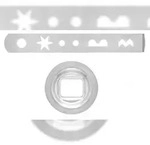 Spritzgeb&auml;ckvorsatz Gr. 5 von St&auml;dter f&uuml;r KitchenAid Fleischwolf 5FGA+5KSMFGA