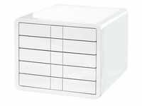 HAN Schubladenbox I-Box weiß/weiß C4 5 Schübe geschlossen