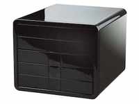 HAN Schubladenbox I-Box schwarz/schwarz C4 5 Schübe geschlossen