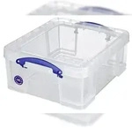 Really Useful Products Aufbewahrungsbox, 40 x 39 x 20 cm, 18 L, transparent