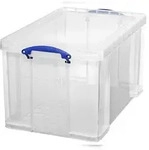 Really Useful Products Aufbewahrungsbox Transparent 84 l