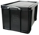 Really Useful Box Kunststoff Archivbox 84 L Schwarz 44 x 71 x 38 cm
