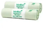 Novela Global 10 "bioMat" Kompostbeutel auf St&auml;rkebasis 120 l 130 cm x 88 cm ohne