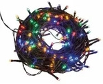 Idena Lichterkette 200 LED bunt 8h Timer 27,9m
