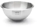 DE BUYER Bassin cul de poule inox 24 fond silicone