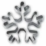 St&auml;dter Ausstecher Schneeflocke, Ausstechform, Pl&auml;tzchenform, Keks, Pl&auml;tzchen,