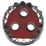 St&auml;dter Linzer-Ausstecher mit Auswerfer Linzer 3-Loch, Ausstechform,...