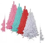 k&uuml;nstlicher Weihnachtsbaum wei&szlig;, blau, rot, pink 120-210cm wei&szlig; H&ouml;he 210 cm