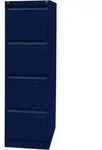Bisley H&auml;ngeregistraturschrank Light 4 Sch&uuml;be 1-bahnig oxfordblau