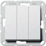 Gira Taster 3-fach alu 284426