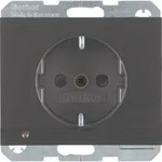 Berker SCHUKO-Steckdose anth/ma 41097006