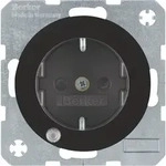 Berker SCHUKO-Steckdose sw/gl 41102045