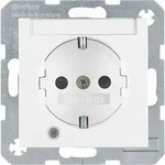 Berker SCHUKO-Steckdose pws/gl 41108989