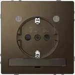 Merten SCHUKO-Steckdose moccamet MEG2304-6052