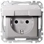 Merten SCHUKO-Steckdose alu MEG2414-0460
