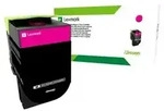Lexmark 70C2HME High Yield Corporate Toner Magenta fuer ca. 3.000 Seiten