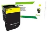 Lexmark 70C2HYE High Yield Corporate Toner Gelb fuer ca. 3.000 Seiten