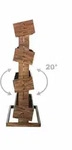Home & Garden Hochbeet mit vier beweglichen K&auml;sten H45cm B50cm aus Holz 301960108-HE