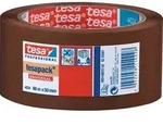 Verpackungsklebeband PP tesapack&reg; 4024 chamois L.66m B.50mm Rl.