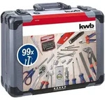 kwb Werkzeug Koffer inkl. 99-tlg. hochwertigem Werkzeug-Set, gef&uuml;llt, robust...