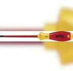 VDE Schlitz-Schraubendreher Wiha 00827 Klingenbreite: 5.5 mm Klingenl&auml;nge: 175 mm