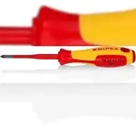 KNIPEX Schraubendreher (Slim) f&uuml;r Kreuzschlitzschrauben Pozidriv&reg;, br&uuml;niert,