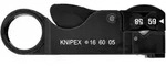 KNIPEX Abisolierwerkzeug 105mm f&uuml;r Koaxialkabel,