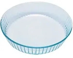 Pyrex Backofen-Wellentortenform aus Borosilikatglas 27 X 27 X 6 Cm Classic Glas