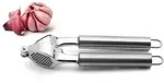 Karl Weis Knoblauchpresse, Edelstahl, Zinkdruckguss, 20 x 6 x 4 cm, 280 g
