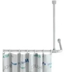 WENKO Deckenst&uuml;tze f&uuml;r Duschstange Wei&szlig; 57 cm