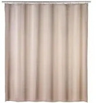 WENKO Anti-Schimmel Duschvorhang Uni Beige