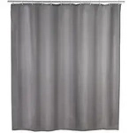 WENKO Anti-Schimmel Duschvorhang Uni Grey