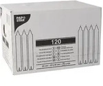 Starpak 120 Haushaltskerzen mit Dornloch &Oslash; 2,45 cm &middot; 20 cm weiss