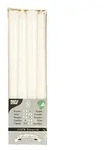 Papstar 8 Leuchterkerzen &Oslash; 2,2 cm &middot; 25 cm weiss aus 100 % Stearin
