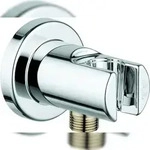 Grohe Wandanschlu&szlig;bogen Relexa plus 1/2 , mit Wandbrausehalter verchromt