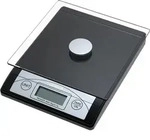Genie Briefwaage 5000g Glasteller schwarz