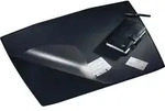 Durable Schreibunterlage Artwork S, schwarz, Trapezform, mit Folienauflage,