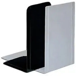Maul Buchst&uuml;tze Metall Grau 16,8 x 24 x 24 cm 2 St&uuml;ck