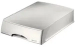 Leitz Briefablage Plus 52100085 DIN A4 stapelbar PS grau