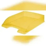 Leitz 5227-00-10 5227 Briefkorb Standard Plus - A4, Polystyrol, gelb frost