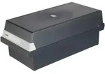 HAN Tischkarteikasten DIN A6 1300 Karten Schwarz 17,7 x 36 x 14 cm