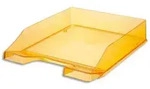 Briefablage KLASSIK, DIN A4/C4, stapelbar, stabil, transparent-orange