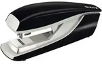 Leitz NeXXt Flachheftger&auml;t 5505 Halbstreifen 30 Blatt Schwarz 24/6, 26/6 Kunststoff,