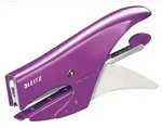 LEITZ Heftzange WOW violett, Heftleistung: 15 Blatt, Heftklammern: P2 (Nr.10),