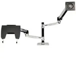 Ergotron LX Dual Tischhalterung Monitore und Notebookablage (45-248-026)