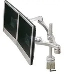 ROLINE LCD-Doppelarm Tr&auml;gerstange, 4 Gelenke, Tischmontage, bis 16 kg