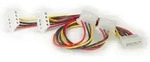 ROLINE Y-Kabel 4 pol. HDD / 4x 4 pol. HDD (abgewinkelt), 0,45 m