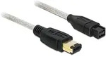 Delock FireWire A/B, 2.0m, Grau, M&auml;nnlich/M&auml;nnlich, 2 m