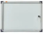 nobo Schaukasten, extraflach, Metall-R&uuml;ckwand, 2 x DIN A4